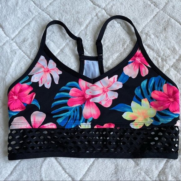 Victoria's Secret PINK | Mesh Tropical Ultimate Lightly Lined Bra | Size Medium - Picture 3 of 10
